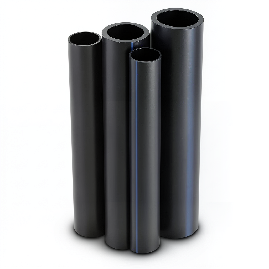 HDPE Pipes PE 100 Pressure 6 Bar Outside Diameter 315 mm Thickness 17.9 mm Black