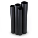 مواسير HDPE PE 80 ضغط 8 بار قطر خارجي 180 مم سمك 16.4 مم لون اسود