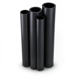 مواسير HDPE PE 80 ضغط 8 بار قطر خارجي 180 مم سمك 16.4 مم لون اسود