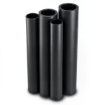 أنابيب HDPE PE 100 ضغط 6 بار قطر خارجي 500 مم سمك 28.4 مم لون أسود