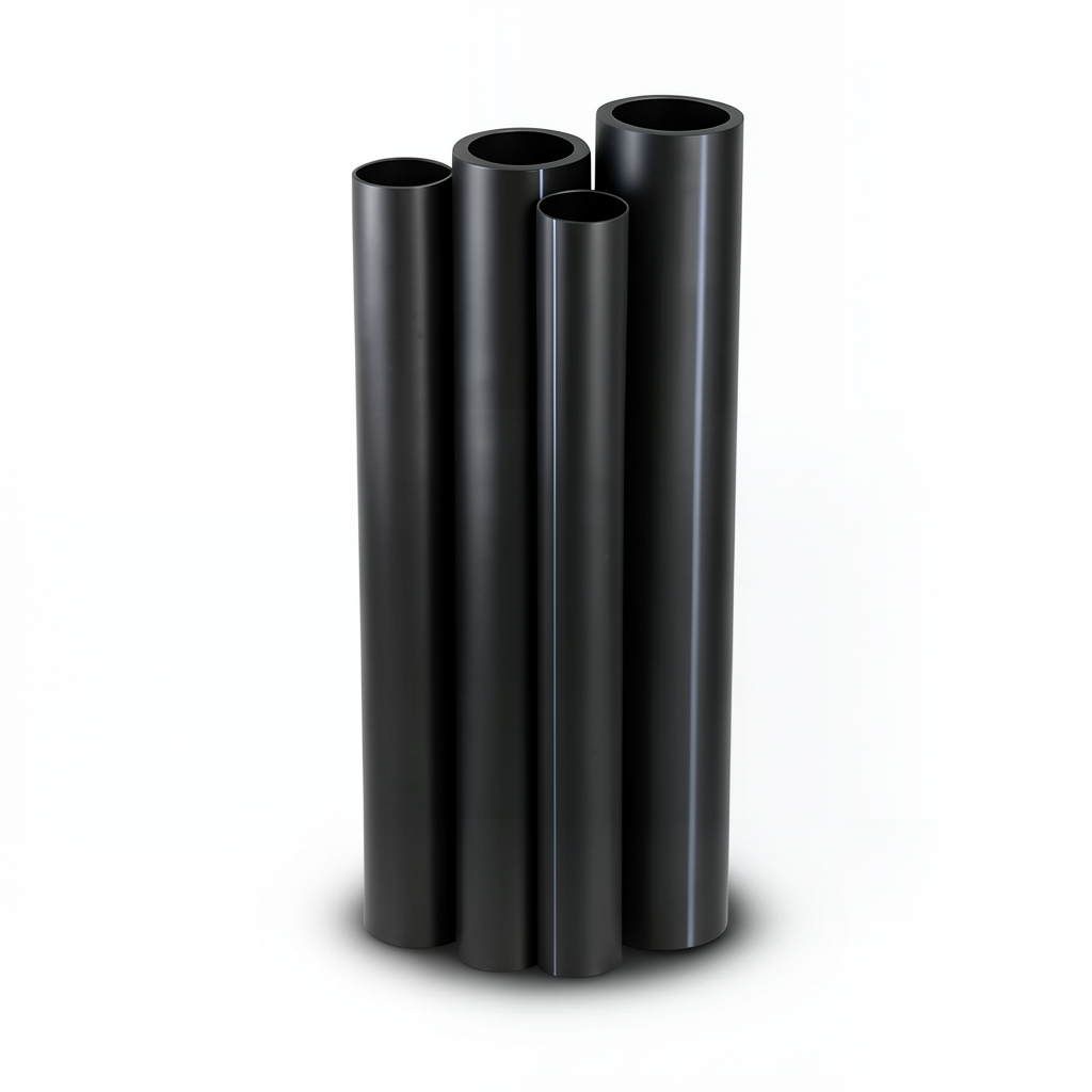Al-Rajhi HDPE Pipe PE 100 Pressure 6 Bar Diameter 560 mm Thickness 31.9 mm Black