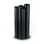 مواسير HDPE لبولي ايثيلين عالي الكثافة الراجحي PE 100 ضغط 6 بار قطر 560 مم سمك 31.9 مم أسود