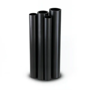 مواسير HDPE لبولي ايثيلين عالي الكثافة الراجحي PE 100 ضغط 6 بار قطر 560 مم سمك 31.9 مم أسود