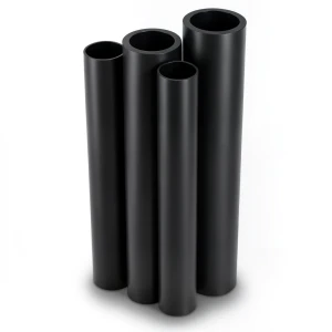 أنابيب HDPE PE 100 ضغط 6 بار قطر خارجي 630 مم سمك 35.8 مم لون أسود