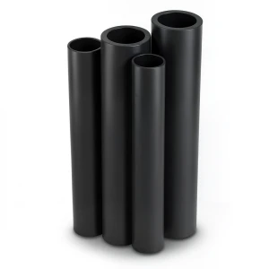 أنابيب HDPE PE 100 ضغط 6 بار قطر خارجي 630 مم سمك 35.8 مم لون أسود