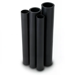 أنابيب HDPE الراجحي PE 80 ضغط 8 بار قطر 140 مم سمك 12.7 مم لون أسود