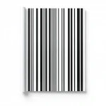 Youth and children wallpaper, white and black color, length 10 m, width 0.53 m, model 862508 