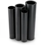 مواسير HDPE PE 80 ضغط 8 بار قطر 200 مم سمك 18.2 مم لون أسود