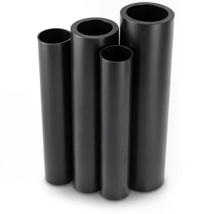 مواسير HDPE PE 80 ضغط 8 بار قطر 200 مم سمك 18.2 مم لون أسود