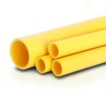 HDPE Pipes PE 80 Pressure 4.8 Bar Outside Diameter 355 mm Thickness 20.2 mm Yellow