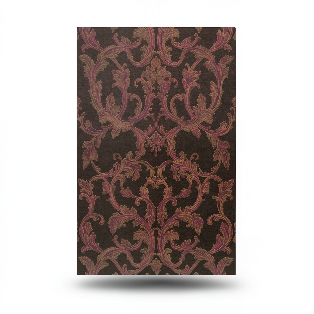 Italian Wallpaper Dark Brown Color 10m x 0.73m, Model 24032