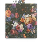 Italian Wallpaper 10m x 0.73m Multicolored Floral Design, Model 24054