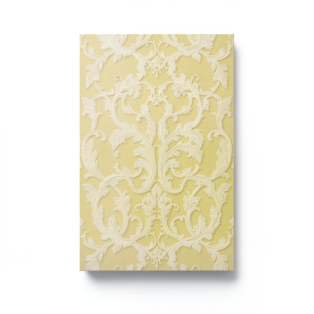 Italian Wall Covering 10m x 0.73m Yellowish Beige, Model 24034