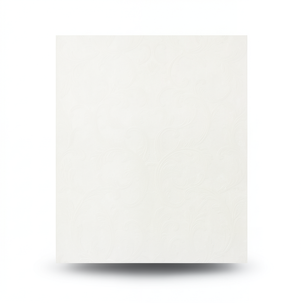 Italian Wallpaper 10m x 0.73m Off White, Model 24037