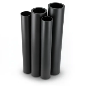 مواسير HDPE PE 100 ضغط 10 بار قطر خارجي 160 مم سمك 14.6 مم لون أسود