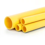 مواسير HDPE PE 100 ضغط 10 بار قطر خارجي 160 مم سمك 14.6 مم لون أصفر