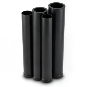 مواسير HDPE PE 100 ضغط 10 بار قطر خارجي 160 مم سمك 14.6 مم لون أسود