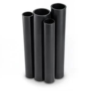مواسير HDPE PE 80 ضغط 8 بار قطر خارجي 160 مم سمك 14.6 مم لون أسود