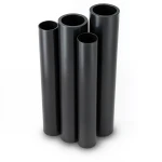 HDPE Pipes PE 80 Pressure 8 Bar Outside Diameter 160 mm Thickness 14.6 mm Black