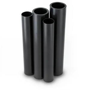 مواسير HDPE PE 80 ضغط 8 بار قطر خارجي 160 مم سمك 14.6 مم لون أسود