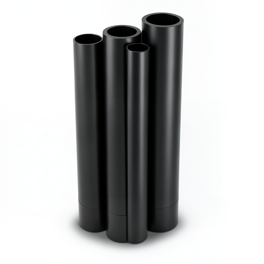 مواسير HDPE الراجحي PE 100 ضغط 10 بار قطر خارجي 180 مم سمك 16.4 مم اسود