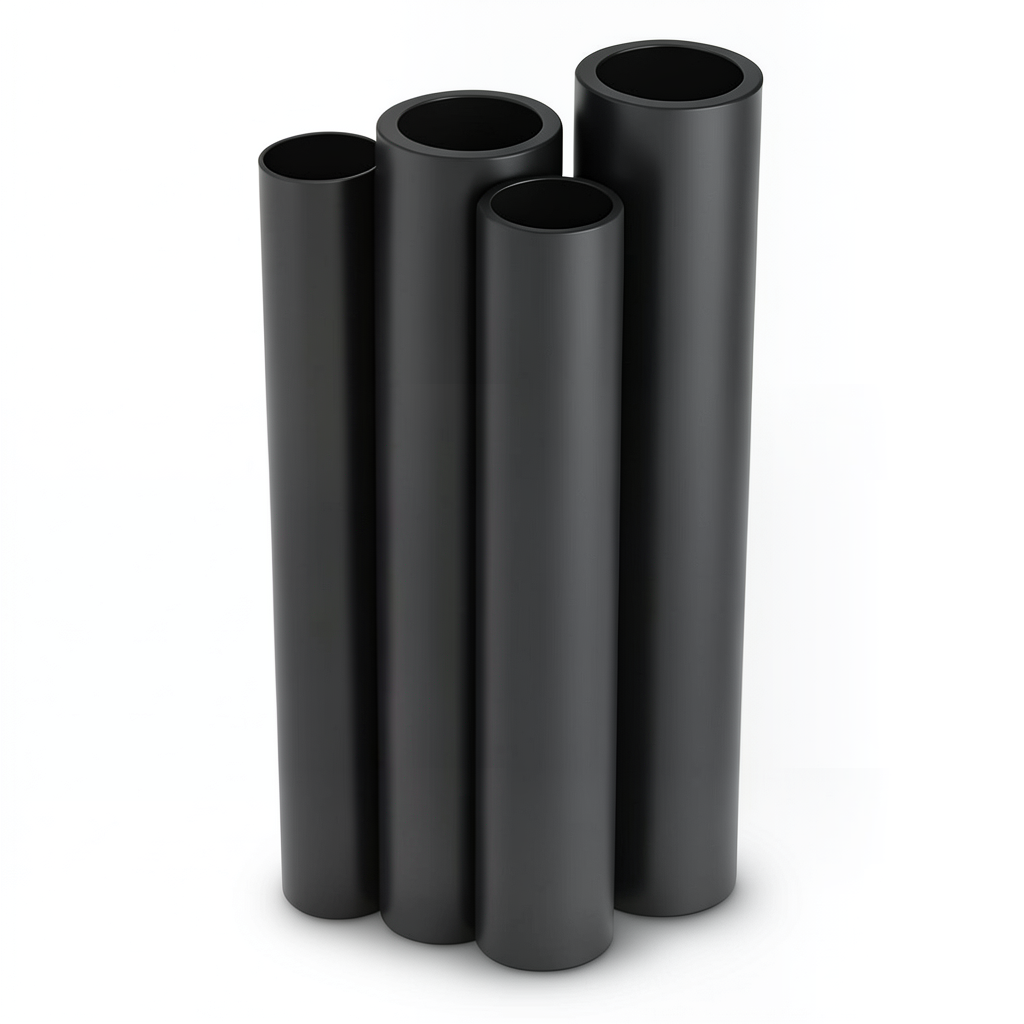 Al-Rajhi HDPE Pipes PE 100 Pressure 10 Bar Outside Diameter 180 mm Thickness 16.4 mm Black