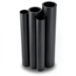 مواسير HDPE PE 80 ضغط 8 بار قطر خارجي 180 مم سمك 16.4 مم لون اسود