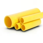Al-Rajhi HDPE Pipe PE 80 Pressure 4.8 Bar OD 225 mm Thickness 12.8 mm Yellow