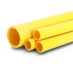 أنابيب البولي ايثيلين عالي الكثافة الراجحي PE 80 ضغط 4.8 بار قطر خارجي 200 مم سمك 11.4 مم لون أصفر