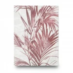 Leaf-patterned Wall Covering, Off white with reddish brown Color, Size 10m×1.06m, Model 5562 