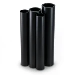 HDPE Pipes PE 100 Pressure 10 Bar 200 mm Diameter 18.2 mm Thickness Black