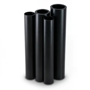 مواسير HDPE PE 100 ضغط 10 بار قطر 200 مم سمك 18.2 مم لون اسود