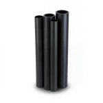 مواسير HDPE PE 100 ضغط 10 بار قطر 200 مم سمك 18.2 مم لون اسود