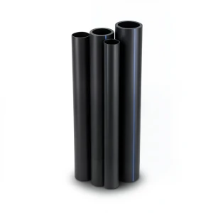 مواسير HDPE PE 100 ضغط 10 بار قطر 200 مم سمك 18.2 مم لون اسود