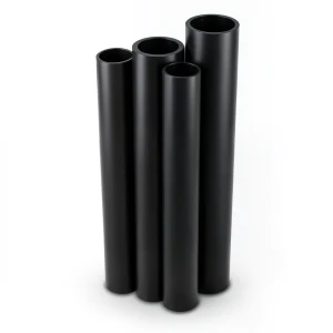 HDPE Pipes PE 100 Pressure 10 Bar 225 mm Diameter 20.5 mm Thickness Black