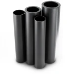 مواسير HDPE PE 80 ضغط 8 بار قطر 200 مم سمك 18.2 مم لون أسود