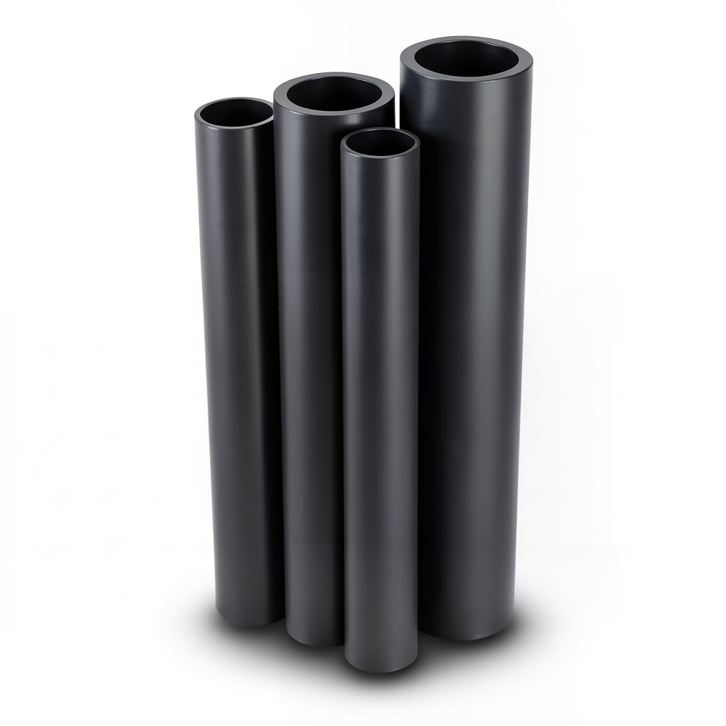 أنابيب HDPE الراجحي PE 100 ضغط 6 بار قطر خارجي 450 مم سمك 25.6 مم أسود