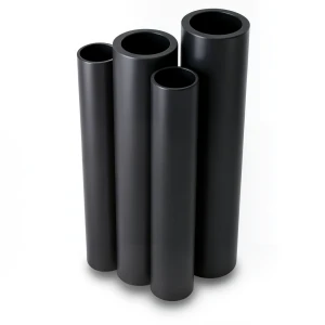 Al-Rajhi HDPE Pipes PE 80 Pressure 4.8 Bar Diameter 225 mm Thickness 12.8 mm Black