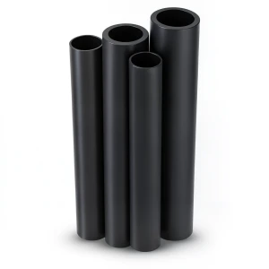 مواسير HDPE PE 80 ضغط 4.8 بار قطر 280 مم سمك 15.9 مم لون أسود