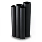 Al-Rajhi HDPE Pipes PE 80 Pressure 4.8 Bar 355 mm Diameter 20.2 mm Thickness Black
