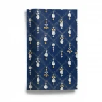 Italian Wallpaper Navy Blue Color, Length 10m, Width 1.06m, Model 85092