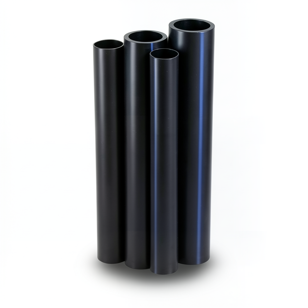 مواسير HDPE الراجحي PE 80 ضغط 4.8 بار قطر خارجي 400 مم سمك 22.8 مم لون أسود