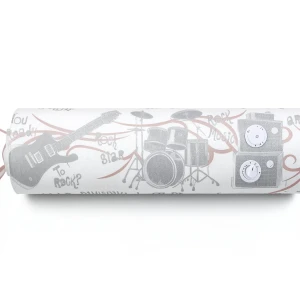 Youth and Children Wallpaper 10m x 0.53m White and Gray, Model GK8821BD