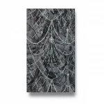 Italian Wall Covering Gray with Black Color, Length 10m, Width 1.06m, Model 85084