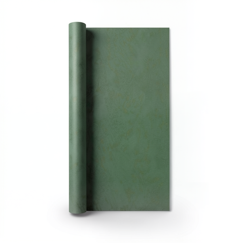 Italian Wall Covering Green Color Length 10 m Width 0.73 m Model 24059
