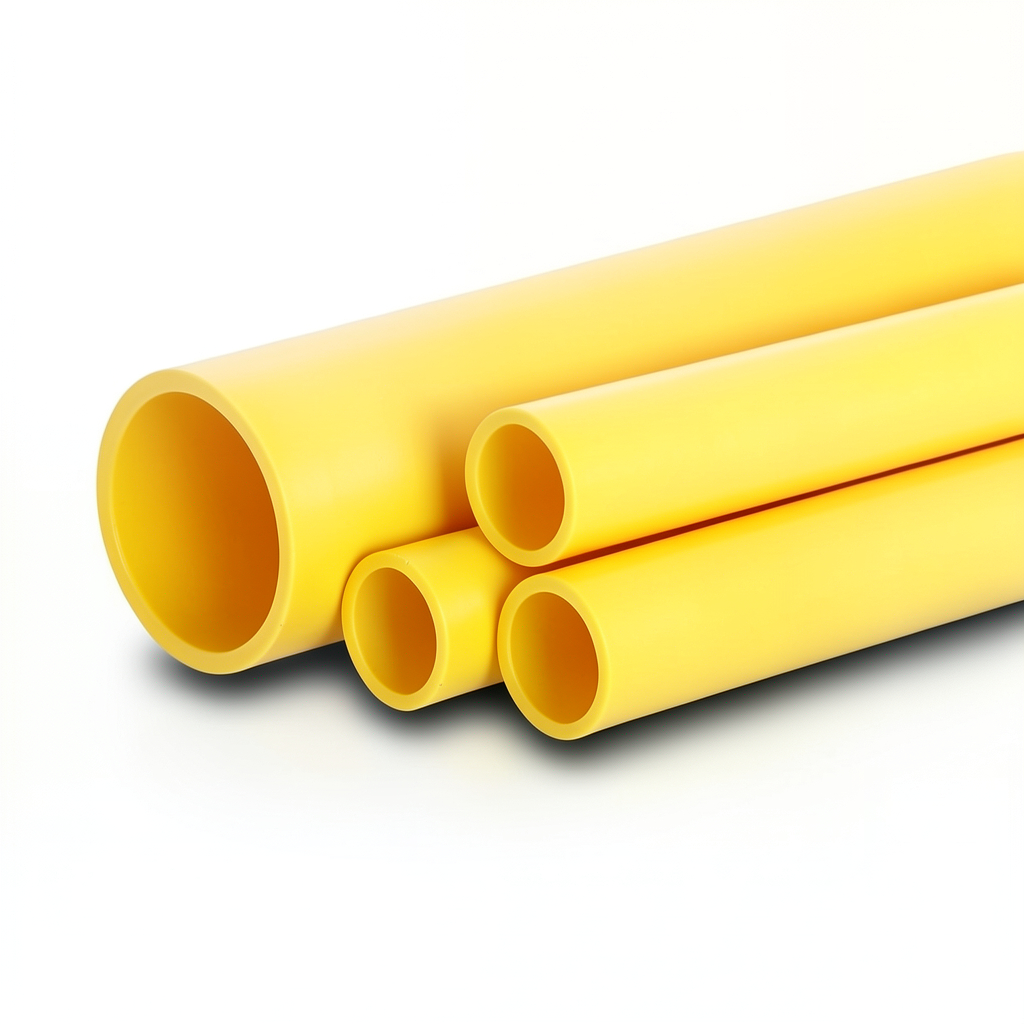 Al-Rajhi HDPE Pipes PE 80 Pressure 4.8 Bar 500 mm Diameter 28.4 mm Thickness Yellow