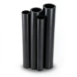 أنابيب HDPE PE 100 ضغط 10 بار قطر 225 مم سمك 20.5 مم لون أسود