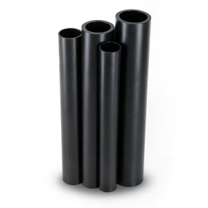 HDPE Pipes PE 100 Pressure 10 Bar 225 mm Diameter 20.5 mm Thickness Black