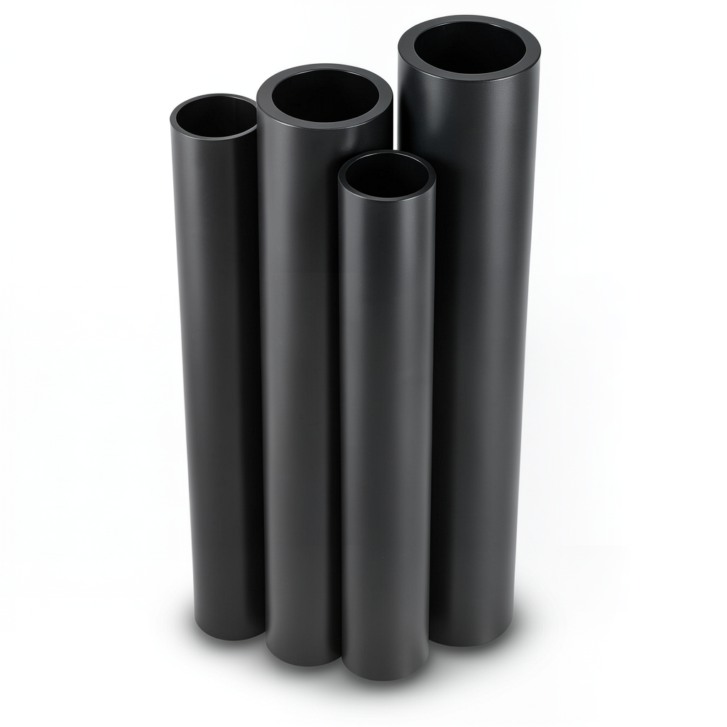 HDPE Pipes PE 80 Pressure 4.8 Bar Outside Diameter 180 mm Thickness 10.3 mm Black
