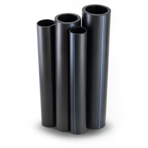 Al-Rajhi HDPE Pipes PE 80 Pressure 4.8 Bar Diameter 225 mm Thickness 12.8 mm Black